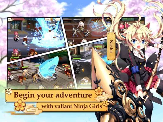 Изображение игры: Ninja Girls: Reborn