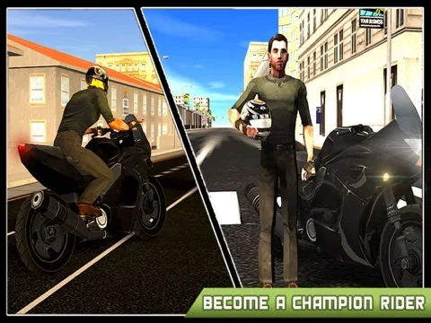 Изображение игры: Extreme Motor Bike Ride simulator 3D – Steer the moto wheel & show some extreme stunts