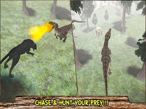 Изображение игры: Real Dinosaur Attack Simulator 3D – Destroy the city with deadly t-rex in this extreme game