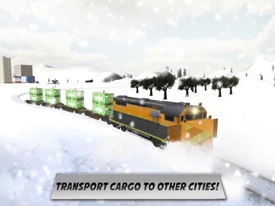 Изображение игры: Snow Plow Rescue Train Driving 3D Simulator