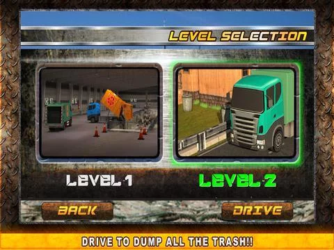 Изображение игры: Dump Garbage Truck Simulator – Drive your real dumping machine & clean up the mess from giant city