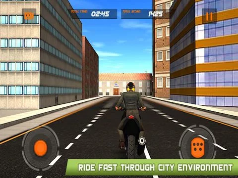 Изображение игры: Extreme Motor Bike Ride simulator 3D – Steer the moto wheel & show some extreme stunts