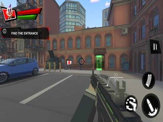 Изображение игры: Bank Robbers Vs Police Battle