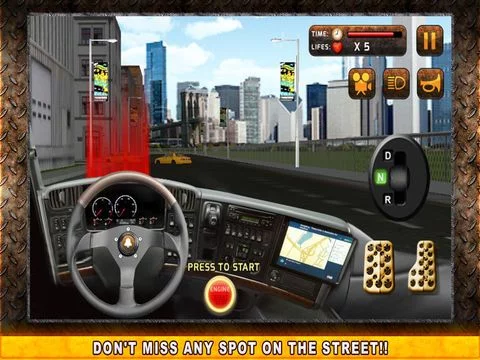 Изображение игры: Dump Garbage Truck Simulator – Drive your real dumping machine & clean up the mess from giant city