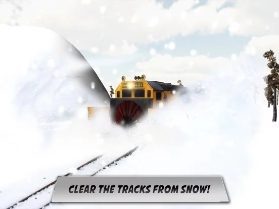 Изображение игры: Snow Plow Rescue Train Driving 3D Simulator