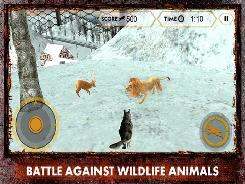 Изображение игры: Wild Wolf Attack Simulator 3D – Live life of an alpha and take revenge for your clan