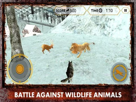 Изображение игры: Wild Wolf Attack Simulator 3D – Live life of an alpha and take revenge for your clan