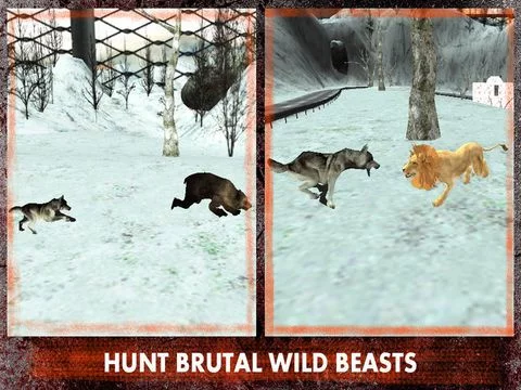Изображение игры: Wild Wolf Attack Simulator 3D – Live life of an alpha and take revenge for your clan