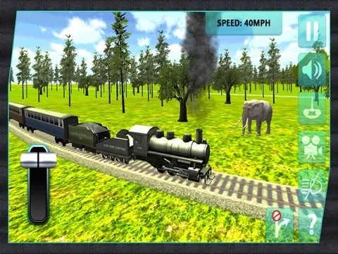 Изображение игры: Real Train Driver Simulator 3D – drive the engine on railway lines and reach the destination in time