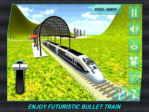 Изображение игры: Real Train Driver Simulator 3D – drive the engine on railway lines and reach the destination in time
