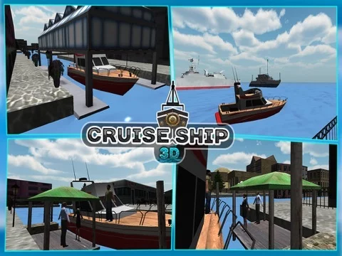 Изображение игры: Sailing Cruise Ship Simulator 3D