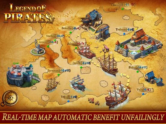 Изображение игры: Legend of Pirates:Sailing Log