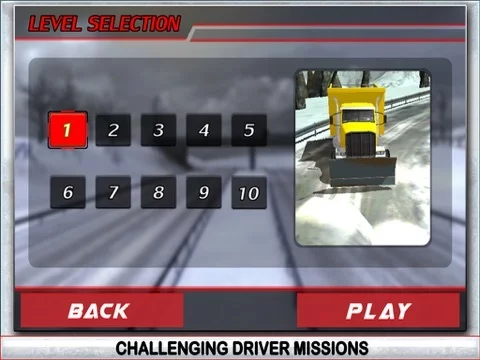 Изображение игры: Snow Truck Driver Simulator 3D – Drive the big crane and clear up ice from frozen road