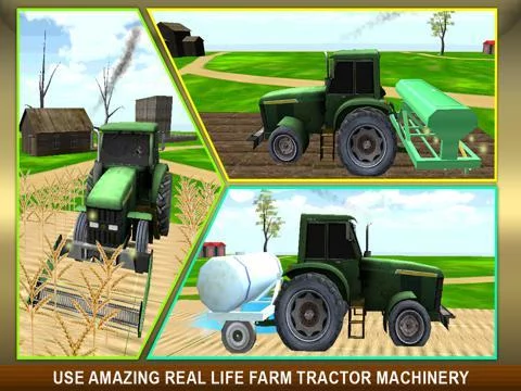 Изображение игры: Real Farm Tractor Simulator 3D