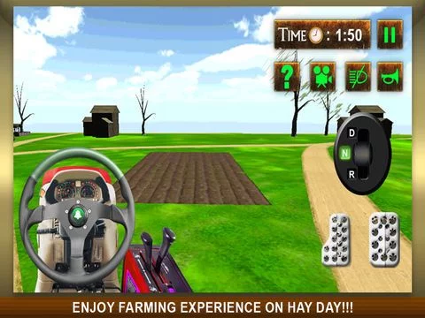 Изображение игры: Real Farm Tractor Simulator 3D