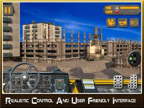 Изображение игры: Construction Truck Simulator: Extreme Addicting 3D Driving Test for Heavy Monster Vehicle In City