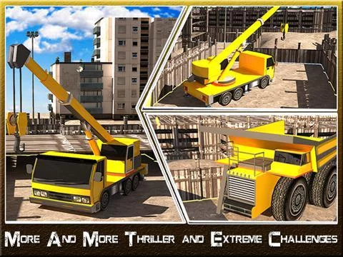 Изображение игры: Construction Truck Simulator: Extreme Addicting 3D Driving Test for Heavy Monster Vehicle In City