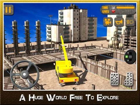 Изображение игры: Construction Truck Simulator: Extreme Addicting 3D Driving Test for Heavy Monster Vehicle In City