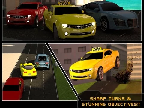 Изображение игры: Taxi Car Simulator 3D - Drive Most Wild & Sports Cab in Town
