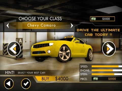 Изображение игры: Taxi Car Simulator 3D - Drive Most Wild & Sports Cab in Town