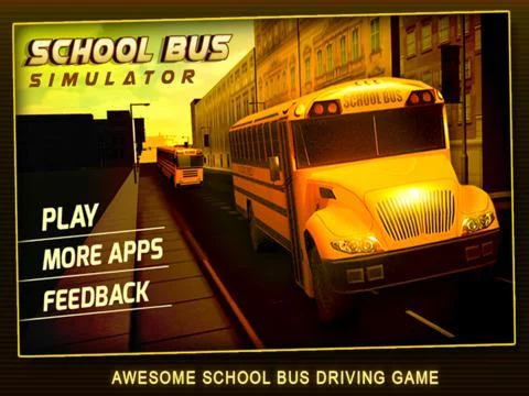 Изображение игры: School Bus Simulator 3D – Drive crazy in city & Take Parking duty challenges for kids fun