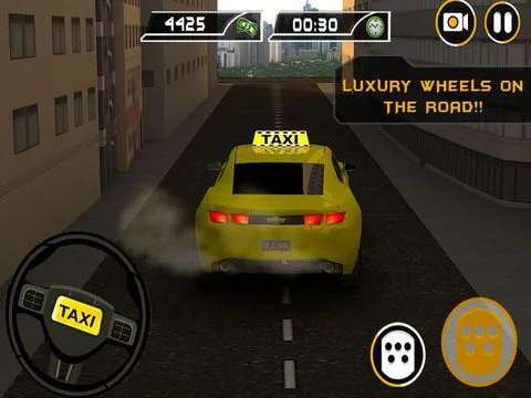Изображение игры: Taxi Car Simulator 3D - Drive Most Wild & Sports Cab in Town