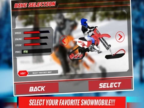 Изображение игры: Extreme Snow Bike Simulator 3D - Ride the mountain bike in frozen arctic hills
