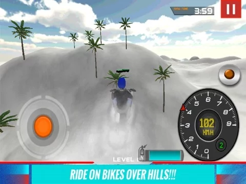 Изображение игры: Extreme Snow Bike Simulator 3D - Ride the mountain bike in frozen arctic hills