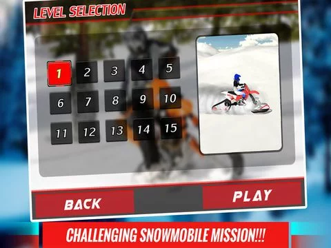 Изображение игры: Extreme Snow Bike Simulator 3D - Ride the mountain bike in frozen arctic hills