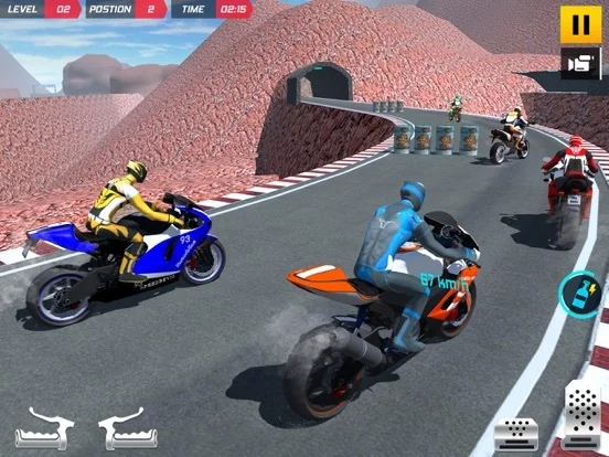 Изображение игры: Mountain Motorbike Racing