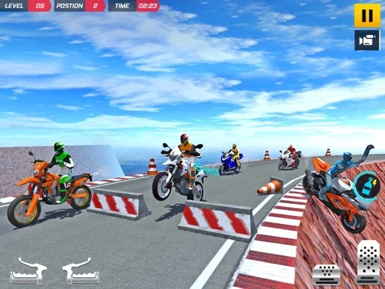 Изображение игры: Mountain Motorbike Racing