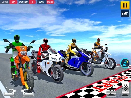 Изображение игры: Mountain Motorbike Racing