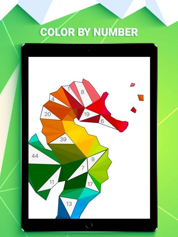 Изображение игры: POLYGON: Color by Number
