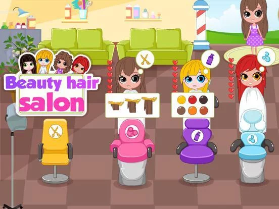 Изображение игры: Beauty hair salon management