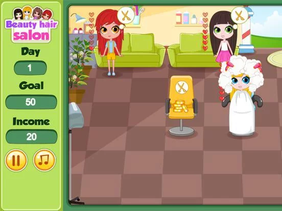 Изображение игры: Beauty hair salon management