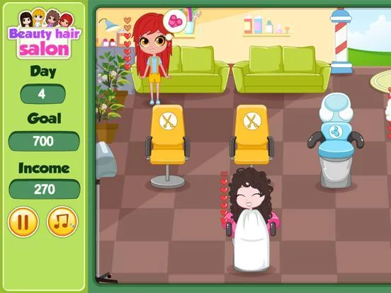 Изображение игры: Beauty hair salon management