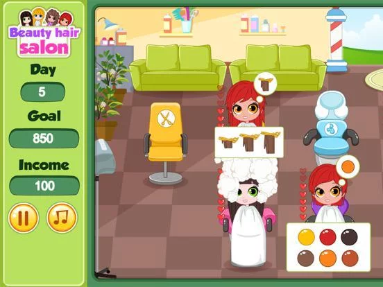 Изображение игры: Beauty hair salon management