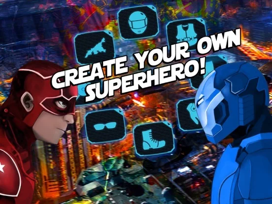 Изображение игры: Create Yr Own Man Super.Hero ~ A Character Costume Dress-Up Game for Boys