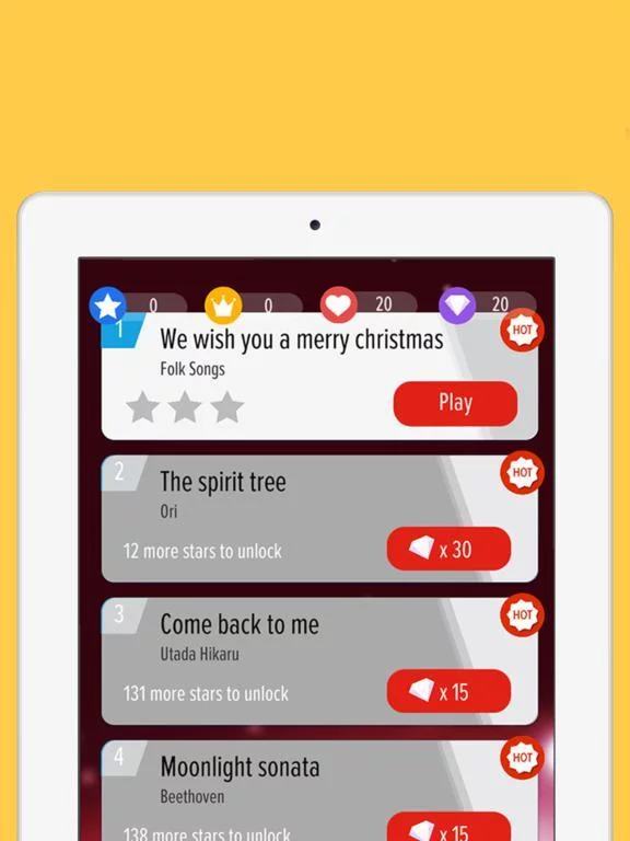 Изображение игры: piano ladybug mira Tiles