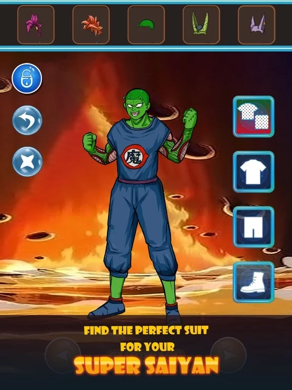 Изображение игры: Super Saiyan DressUp - for Dragon Ball Z Heros