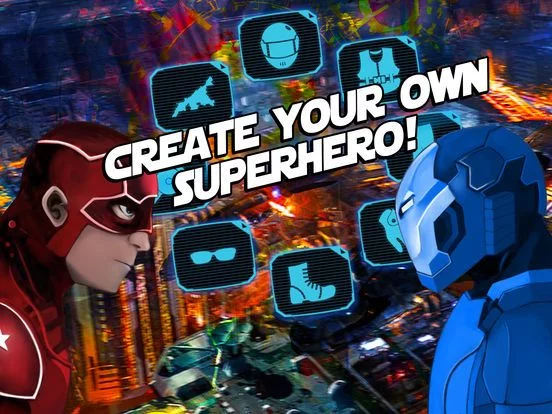 Изображение игры: Create Yr Own Man Super.Hero ~ A Character Costume Dress-Up Game for Boys