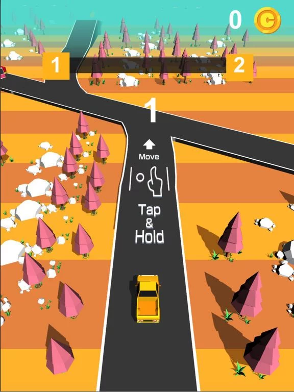 Изображение игры: Traffic Run! Fun Park race 3D