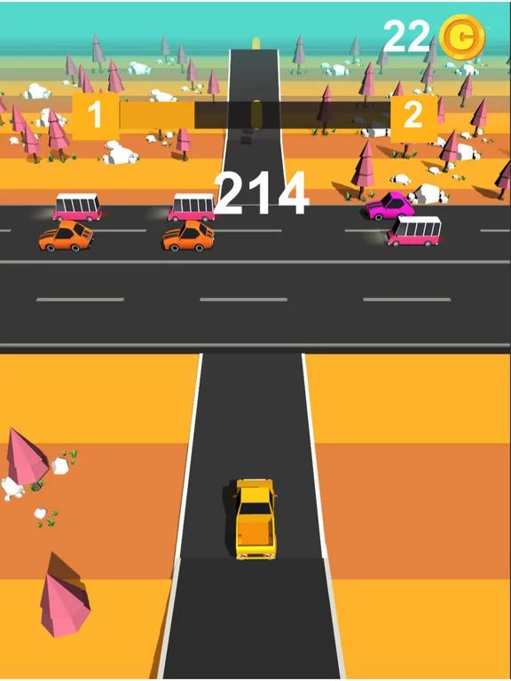 Изображение игры: Traffic Run! Fun Park race 3D