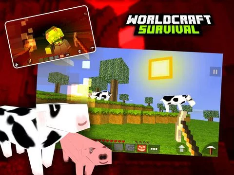 Изображение игры: WorldCraft - Survival