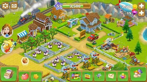 Изображение игры: Golden Farm: Idle Farming Game