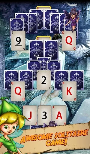 Изображение игры: Solitaire Quest: Elven Wonderland Story