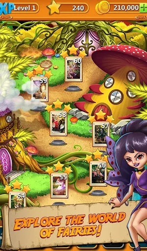 Изображение игры: Solitaire Quest: Elven Wonderland Story
