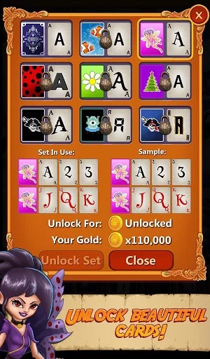Изображение игры: Solitaire Quest: Elven Wonderland Story