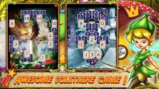 Изображение игры: Solitaire Quest: Elven Wonderland Story