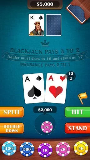 Изображение игры: Blackjack 21 - casino card game